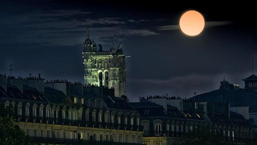 Eclipsă super Luna
