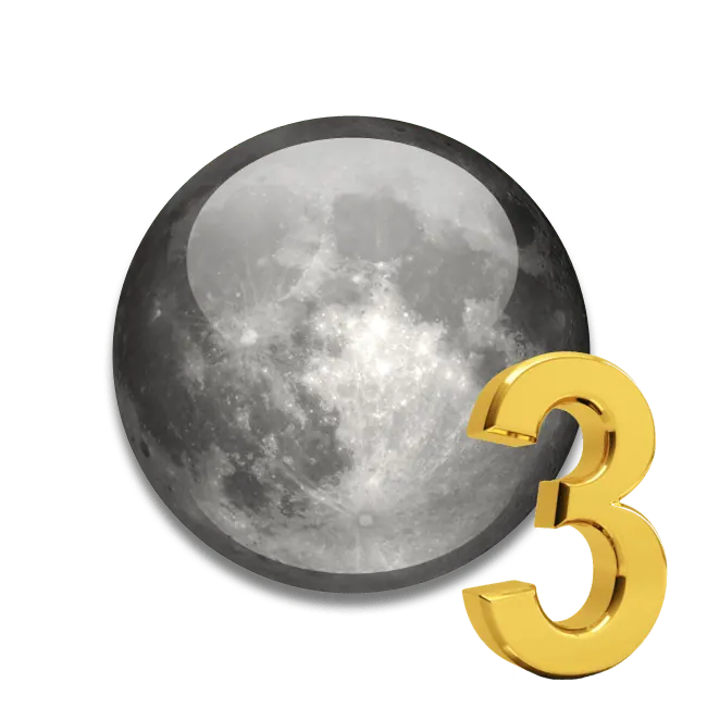 Luna în casa 3