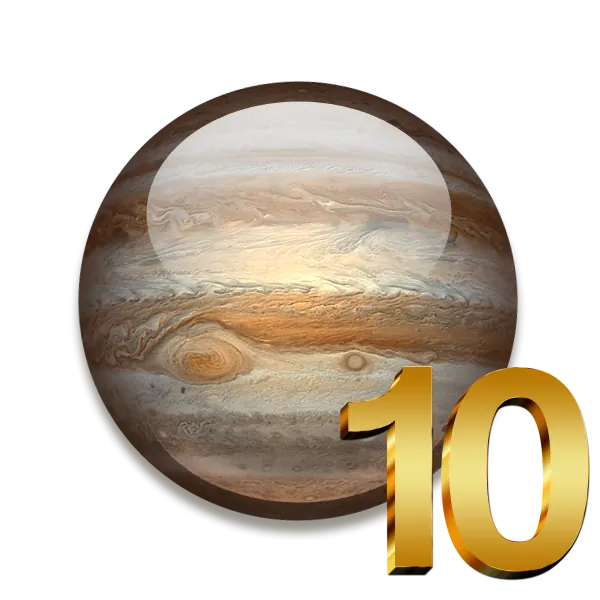 Jupiter în casa 10