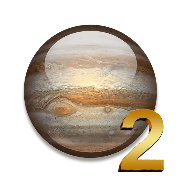 Jupiter în casa 2